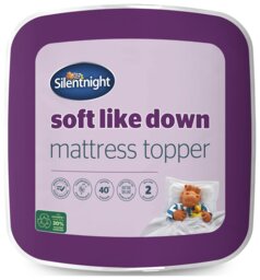 Silentnight Soft Like Down Mattress Topper - Small Double - thumbnail 1