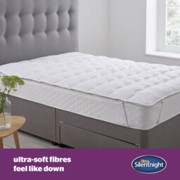 Silentnight Soft Like Down Mattress Topper - Small Double - thumbnail 2