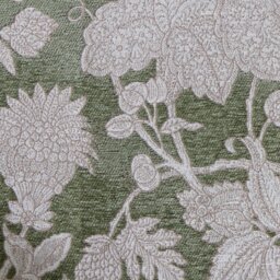 Argos Home Traditional Floral Blackout Pencil Pleat Curtain - Green - 117x183cm - thumbnail 2