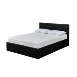 Argos Home Lavendon Double End Open Ottoman Bedframe - Black - thumbnail 1
