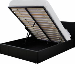 Argos Home Lavendon Double End Open Ottoman Bedframe - Black - thumbnail 2