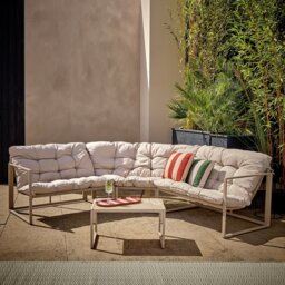 Argos Home 5 Seater Garden Sofa Set - Beige - thumbnail 1