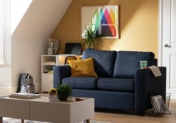 Habitat Apartment Fabric 2 Seater Sofa Bed - Light Grey