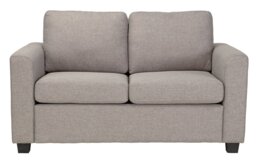 Habitat Apartment Fabric 2 Seater Sofa Bed - Light Grey - thumbnail 1