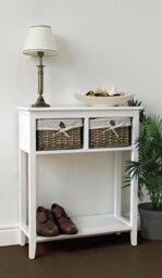 Argos Home New Malvern Console Table - White - thumbnail 2