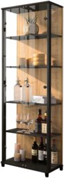 Argos Home Optima 2 Door Display Cabinet - Natural