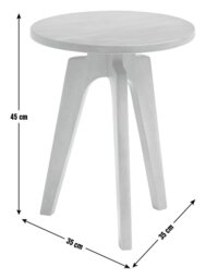Habitat Bonnie Side Table - Walnut - thumbnail 2