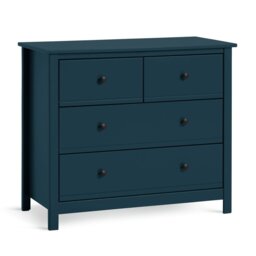 Habitat Brooklyn 4 Drawer Chest - Ink Blue - thumbnail 2
