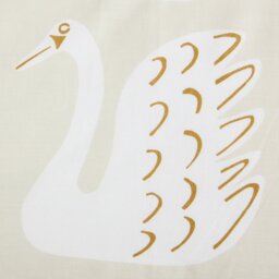 Habitat x Scion Cotton Swim Swam Swan Bedding Set- King size - thumbnail 2