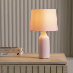 Argos Home Rica Ceramic Table Lamp - Blush - thumbnail 2