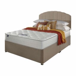 Silentnight Middleton Memory Pocket Double Divan Bed - Sandstone - thumbnail 2