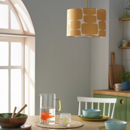 Habitat x Scion Yellow Lohko Lampshade - 30cm - thumbnail 1