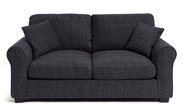 Argos Home Lisbon Fabric 2 Seater Sofa Bed - Charcoal - image 1