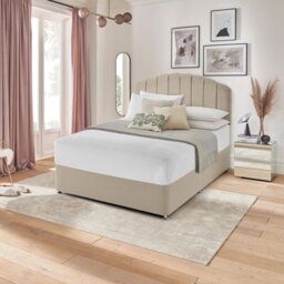 Silentnight Double Divan Bed Base - Sandstone - thumbnail 1