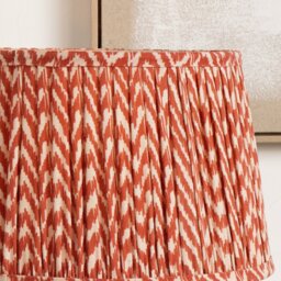 Pacific Vienna Red Mushroom Pleat Lampshade - 30cm - thumbnail 2