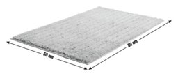 Habitat Supersoft Quick Dry Bath Mat - Silver - thumbnail 2