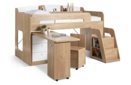 Habitat Ultimate Storage Mid Sleeper Bed Frame - Beech - thumbnail 2