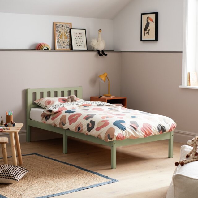 Habitat Kids Ronnie Single Bed - Green - image 1