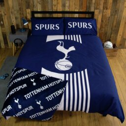 Tottenham FC Football Blue Kids Bedding Set - Double - thumbnail 1