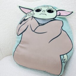 Mandalorian Friend Shaped Cushion - 40x36cm - thumbnail 1
