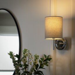 Argos Home Candelabra Steel Wall Light - Chrome & Grey - thumbnail 2