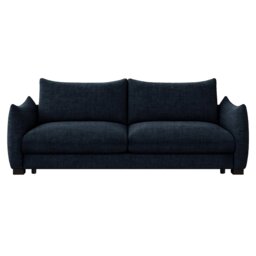 Dorel Bronte Fabric 3 Seater Sofa Bed - Navy Blue - thumbnail 2