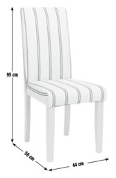 Argos Home Pair of Faux Leather Dining Chair - Tan - thumbnail 2