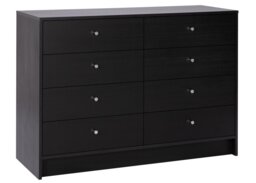 Argos Home Malibu 8 Drawer Chest - Black Oak Effect