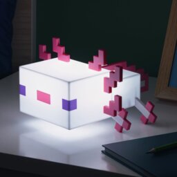 Minecraft Axolotl Icon Kids LED Night Light - thumbnail 2