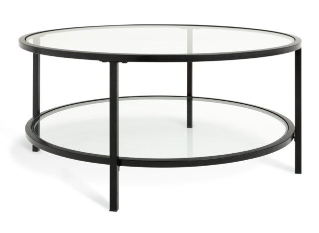 Argos Home Boutique Round Coffee Table - Black - image 1
