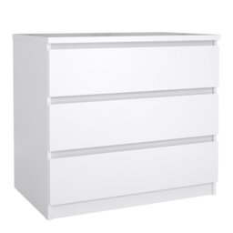 Furniture To Go Naia 3 Drawers Chest - White - thumbnail 2