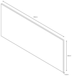 Argos Home Elmdon Fabric Small Double Headboard - Natural - thumbnail 2
