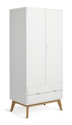 Habitat Pimlico 2 Door 2 Drawer Wardrobe - White - thumbnail 2