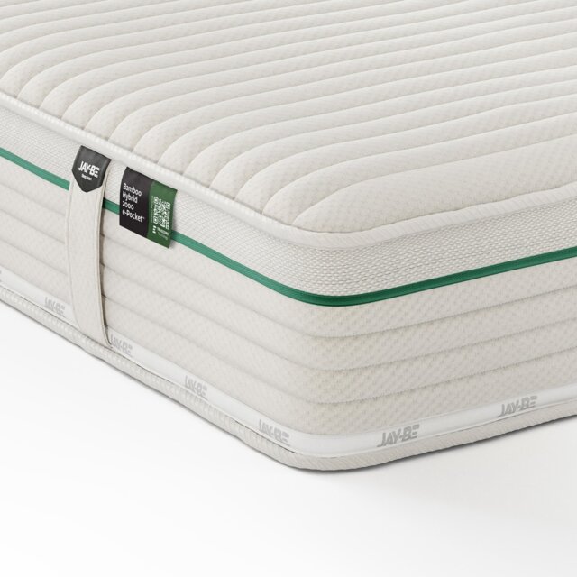 Jay-Be Natural Fresh Bamboo Hybrid 2000 Mattress - Single - image 1