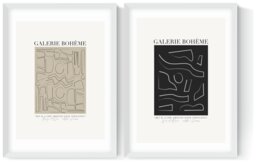 East End Prints Galerie Boheme White Frame Art Print - A3 - thumbnail 2