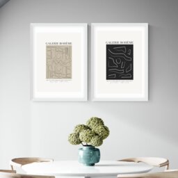 East End Prints Galerie Boheme White Frame Art Print - A3 - thumbnail 1