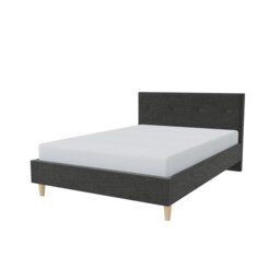 Millbrook Taylor Superking Fabric Bed Frame-Charcoal - thumbnail 2
