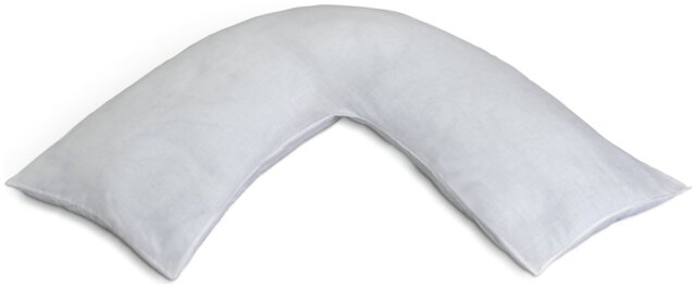 Habitat V Shaped Support Pillow with Pillowcase - White - image 1