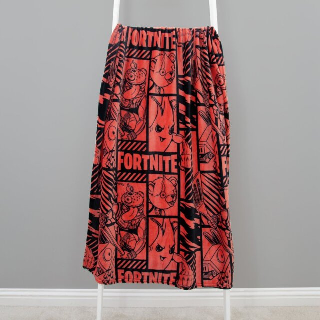 Fortnite Clutch Fleece Throw - Red - 150x100cm - image 1