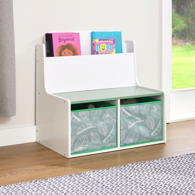Liberty House Toys Kids Teddy Bear Bookcase - White - image 1