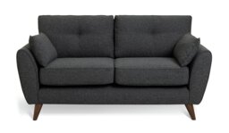 Habitat Iris Fabric 2 Seater Sofa - Charcoal - thumbnail 1