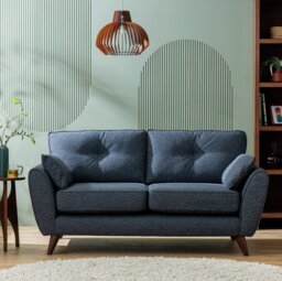 Habitat Iris Fabric 2 Seater Sofa - Charcoal - thumbnail 2