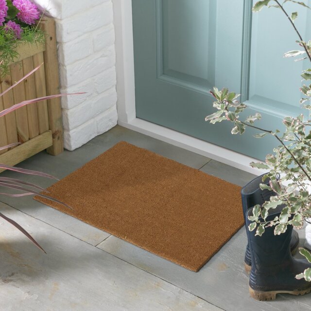 Argos Home Plain Natural  Doormat - 60x90cm - image 1
