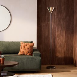 Argos Home Cone Uplighter Floor Lamp - Polished Chrome - thumbnail 2