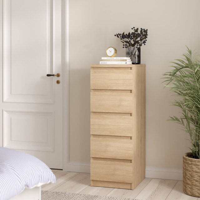 Furniture To Go Naia 5 Drawers Chest - Natural - image 1