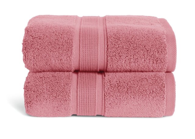 Habitat Supersoft 2 Pack Hand Towel - Rose - image 1