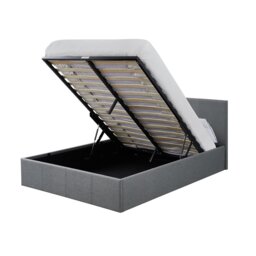 Argos Home Heathdon Small Double End Lift Ottoman Bed - Grey - thumbnail 2
