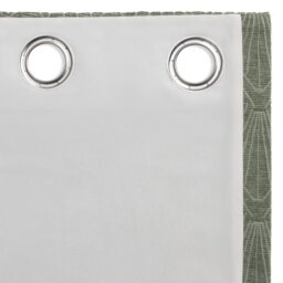 Habitat Thermal Chenille Jacquard Eyelet Curtains - Green - 168x229cm