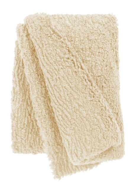 Habitat Faux Shearling Throw - Oatmeal - 125X150cm - image 1