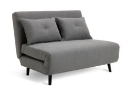 Habitat Roma Double Fabric Chairbed - Grey - thumbnail 1